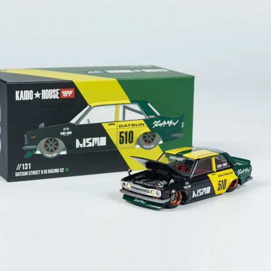 Kaido House x Mini GT Datsun Street 510 Racing V2 | 1:64 Scale Diecast Car