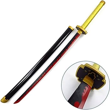 Yoriichi Wooden Katana | 104 Cm Demon Slayer Sword
