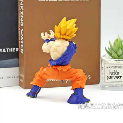 Super Saiyan Goku 15cm Figure | Kamehameha Battle Pose DBZ Statue