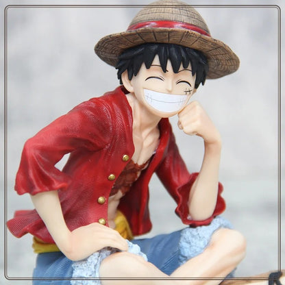 Monkey D. Luffy Sitting Pose Action Figure | One Piece