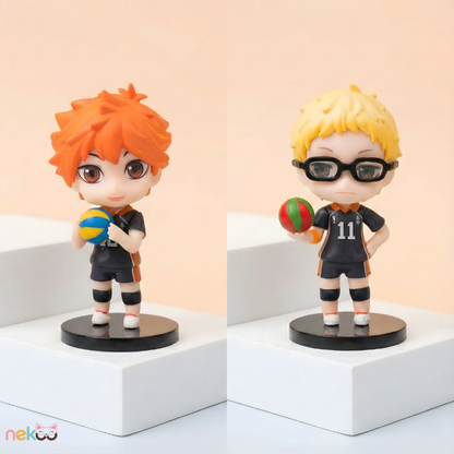Haikyu!! Volleyball Stars Figures | Haikyu Chibi Figure Set of 8