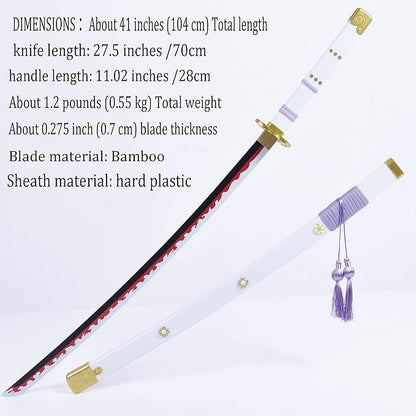 Roronoa Zoro Wooden Katana | 104 Cm One Piece Sword