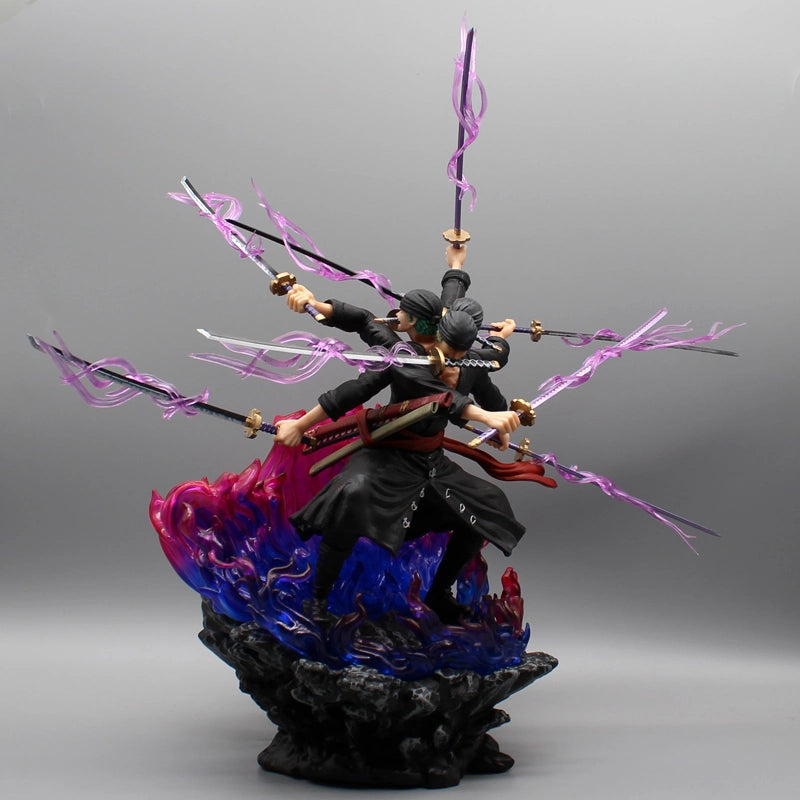 Roronoa Zoro Three Heads Premium Figure | One Piece Large Nine-Sword Style Collectible