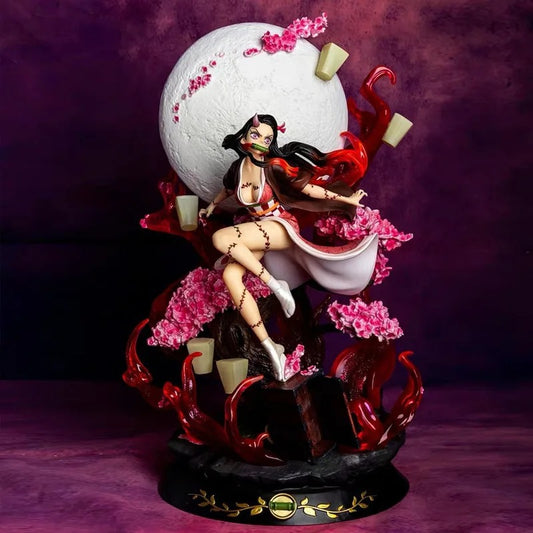 Nezuko Demon Moonlight Statue | 42cm LED Light-Up Action Figure