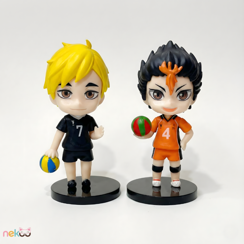 Haikyu!! Volleyball Stars Figures | Haikyu Chibi Figure Set of 8