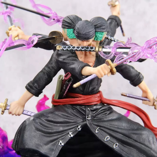 Roronoa Zoro Three Heads Premium Figure | One Piece Large Nine-Sword Style Collectible