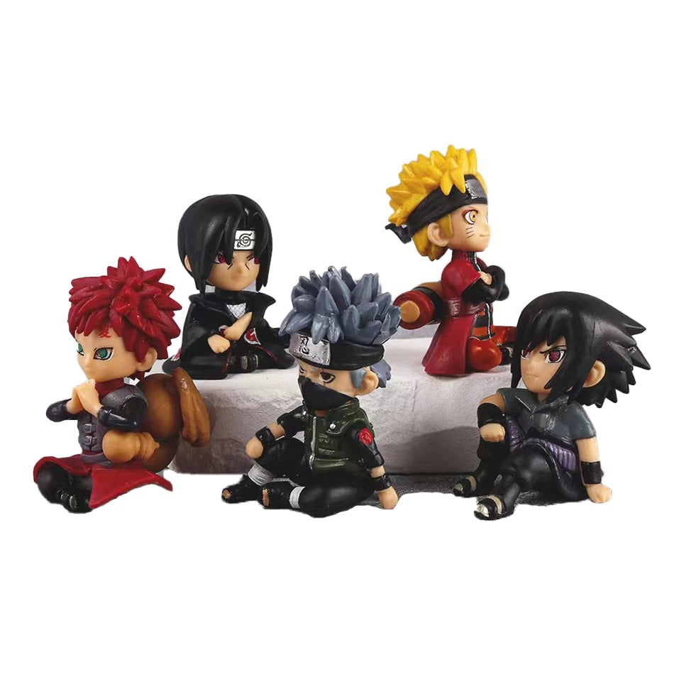Naruto Mini Ninjas Chibi Action Figure (Set of 5)