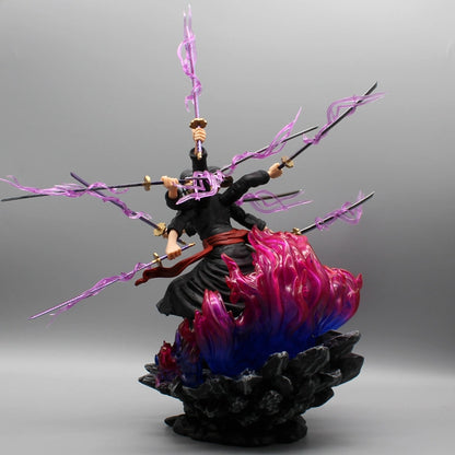 Roronoa Zoro Three Heads Premium Figure | One Piece Large Nine-Sword Style Collectible