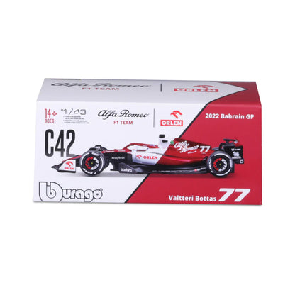 Alfa Romeo F1 Team Orlen C42 #77 Valtteri Bottas 2022 Diecast Model Car