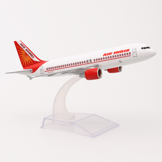 Air India A320 1:400 Scale Diecast Metal Model – 16cm Premium Collectible Airplane ✈️