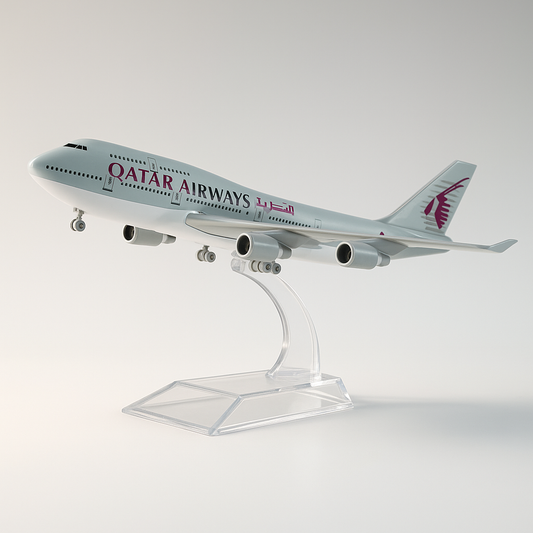 Qatar Airways A320 1:400 Scale Diecast Metal Model – 16cm Premium Collectible Airplane ✈️