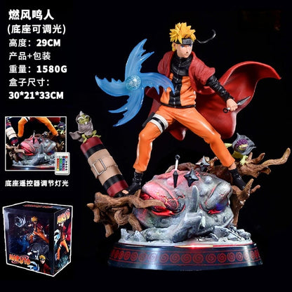Naruto Sage Mode 28cm LED Statue | Premium Light-Up Action Figure