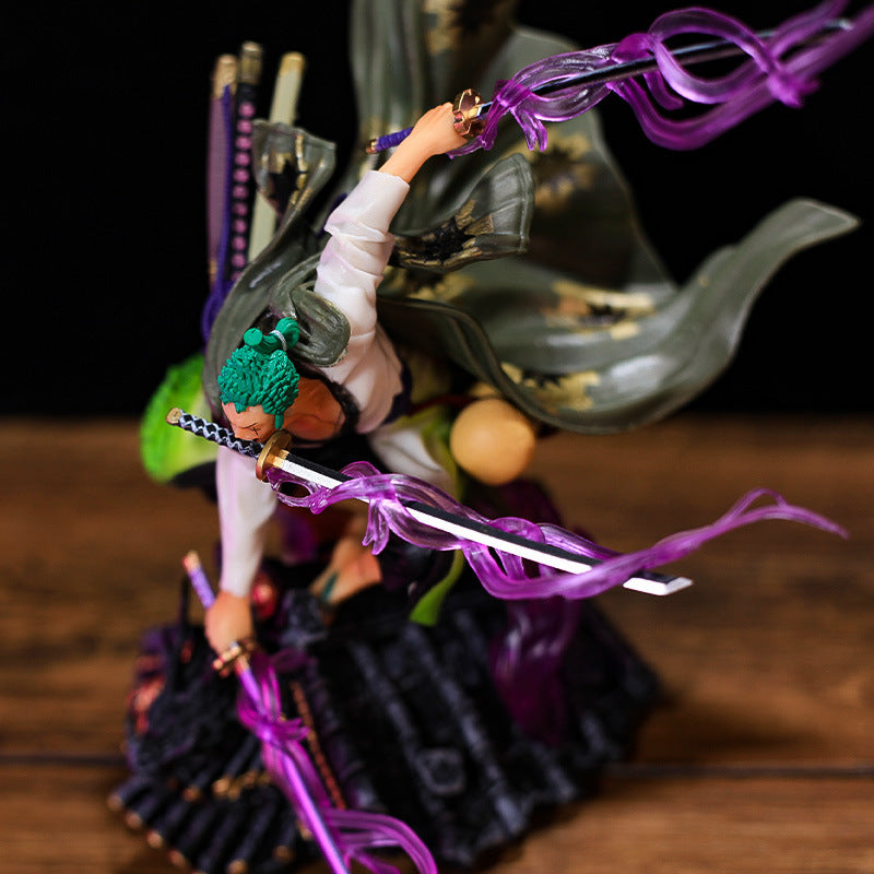 Roronoa Zoro "Three-Sword Style" Rooftop | 22cm One Piecce Premium Action Figure