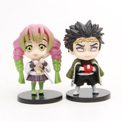 Demon Slayer Chibi Hashira Figure Set | 10-Piece Demon Slayer Collectible Figurines