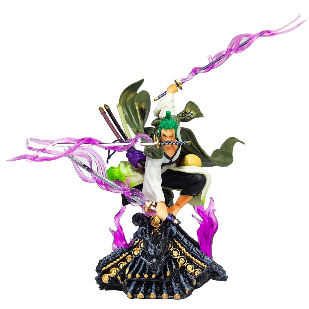 Roronoa Zoro "Three-Sword Style" Rooftop | 22cm One Piecce Premium Action Figure