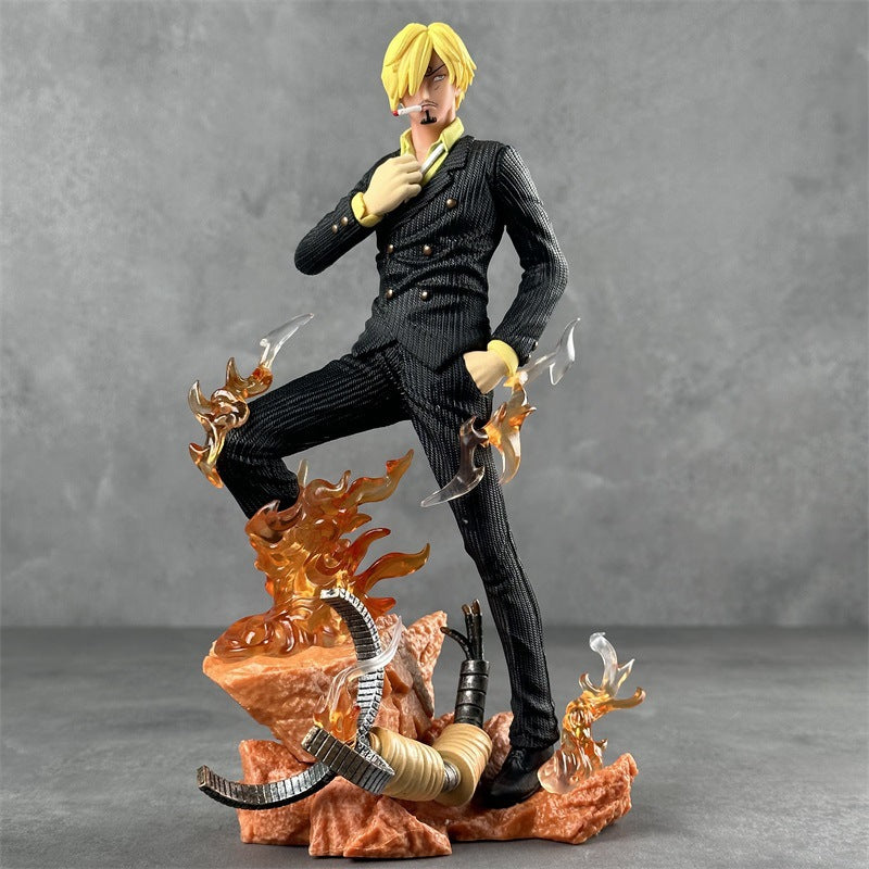 Vinsmoke Sanji Premium Figure | 24cm One Piece High-Detail Suited Action Figure