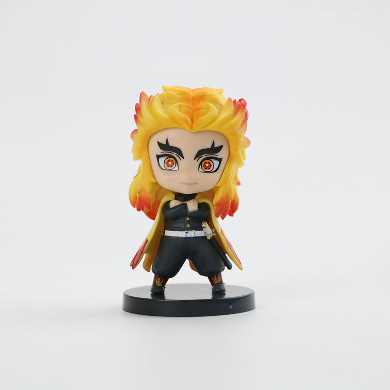 Demon Slayer Chibi Hashira Figure Set | 10-Piece Demon Slayer Collectible Figurines