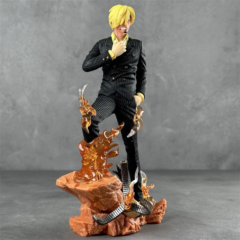 Vinsmoke Sanji Premium Figure | 24cm One Piece High-Detail Suited Action Figure