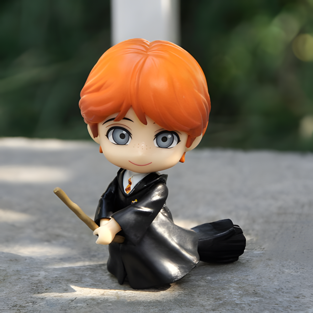Harry Potter Action Figures Set of 9 | Unique Harry, Ron & Hermione Mini Figurines