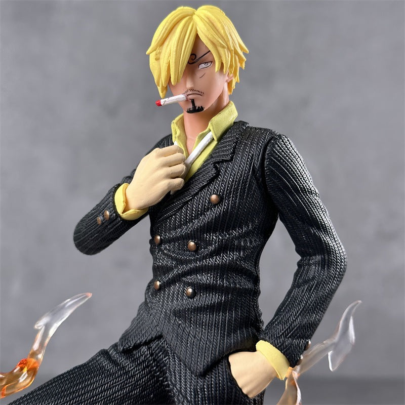 Vinsmoke Sanji Premium Figure | 24cm One Piece High-Detail Suited Action Figure