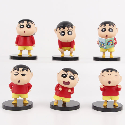Shin-chan Classic Figure Set (6-Piece)
