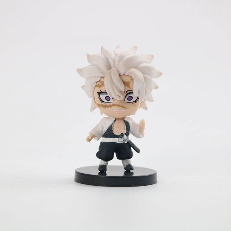 Demon Slayer Chibi Hashira Figure Set | 10-Piece Demon Slayer Collectible Figurines