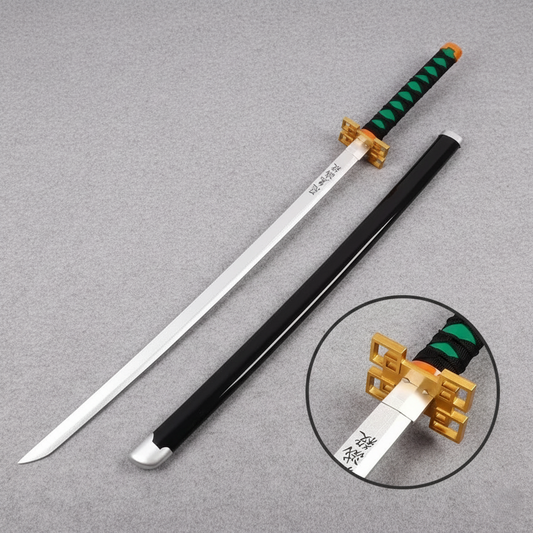 Muichiro Tokito Nichirin Wooden Katana | 104 Cm Demon Slayer Sword