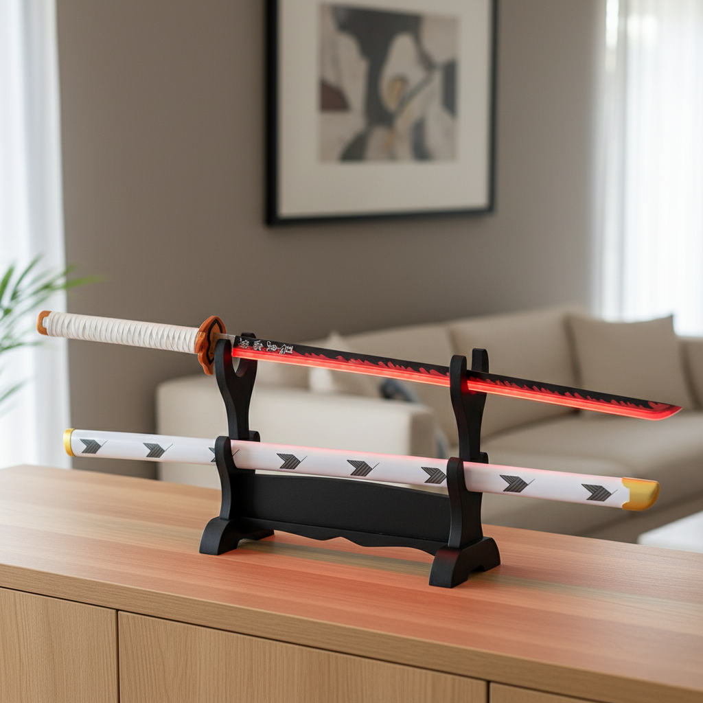 Rengoku Led Wooden Katana 104 Cm | Demon Slayer