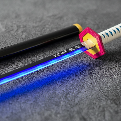 Giyu Tomioka Led Wooden Katana 104 Cm | Demon Slayer Wooden Katana