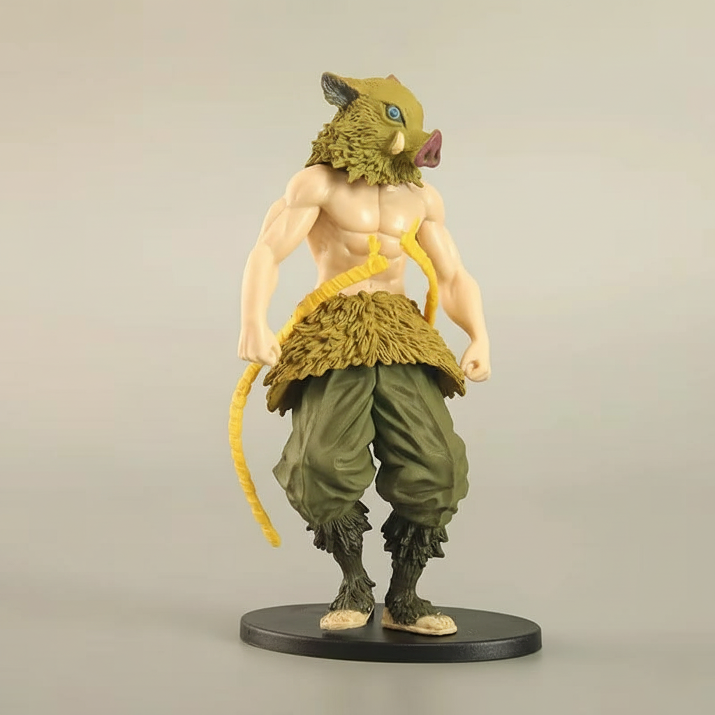 Inosuke Hashibira Standing Action Figure | 14 Cm Demon Slayer Figurine