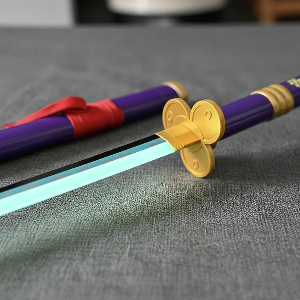 Roronoa Zoro Enma Led Wooden Katana 104cm | One Piece – Nekoo