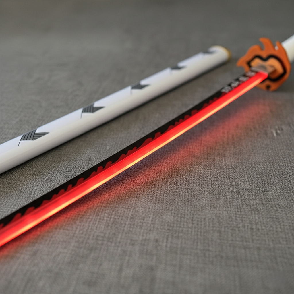 Rengoku Led Wooden Katana 104 Cm | Demon Slayer