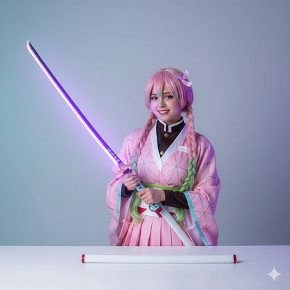 Mitsuri Kanroji Led Wooden Katana 104Cm | Demon Slayer