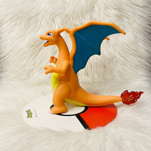Pokémon Charizard Action Figure | Premium Pokémon Decoration Piece with Pokéball Base