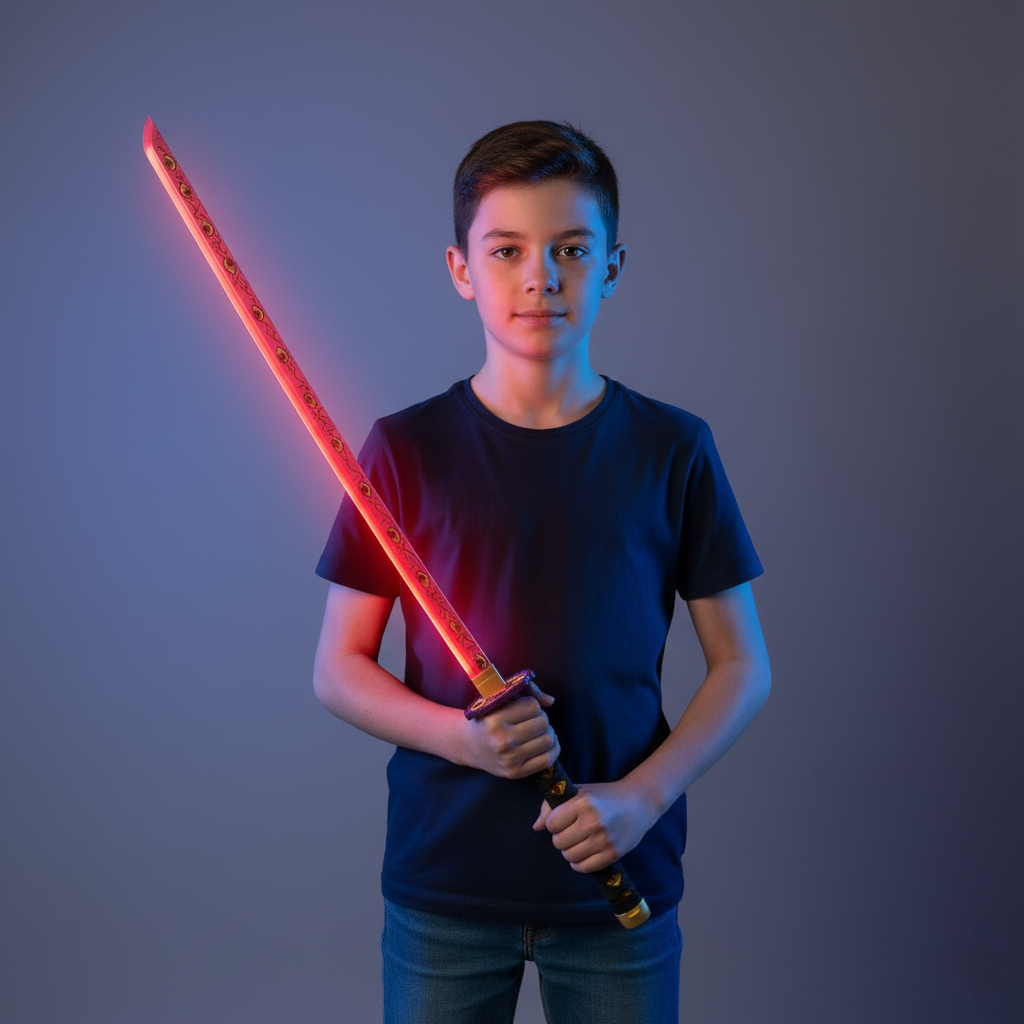 Kokushibo Led Wooden Katana 104 Cm | Demon Slayer