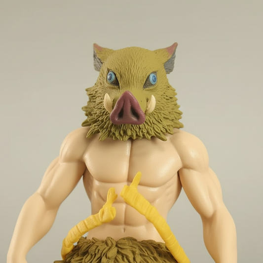 Inosuke Hashibira Standing Action Figure | 14 Cm Demon Slayer Figurine