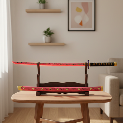 Kokushibo Led Wooden Katana 104 Cm | Demon Slayer