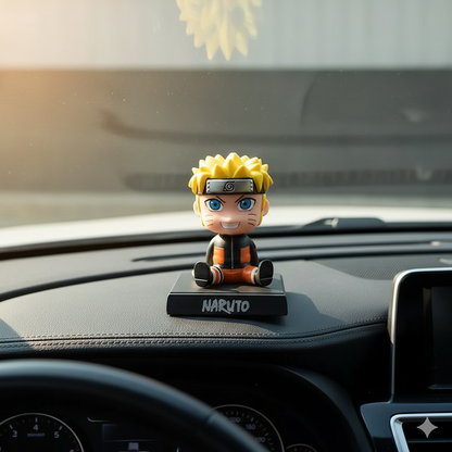 Naruto Uzumaki Chibi Bobblehead Car Dashboard Figure