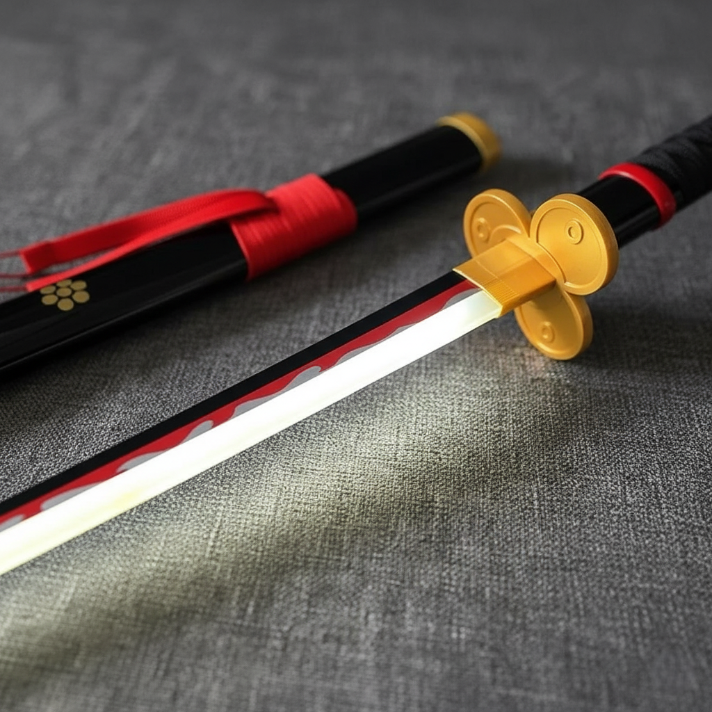 Roronoa Zoro Black Enma Led Wooden Katana 104Cm | One Piece – Nekoo