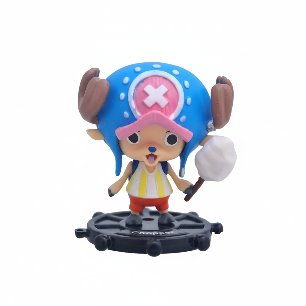 One Piece Chibi Action Figure Set (6 Pcs)