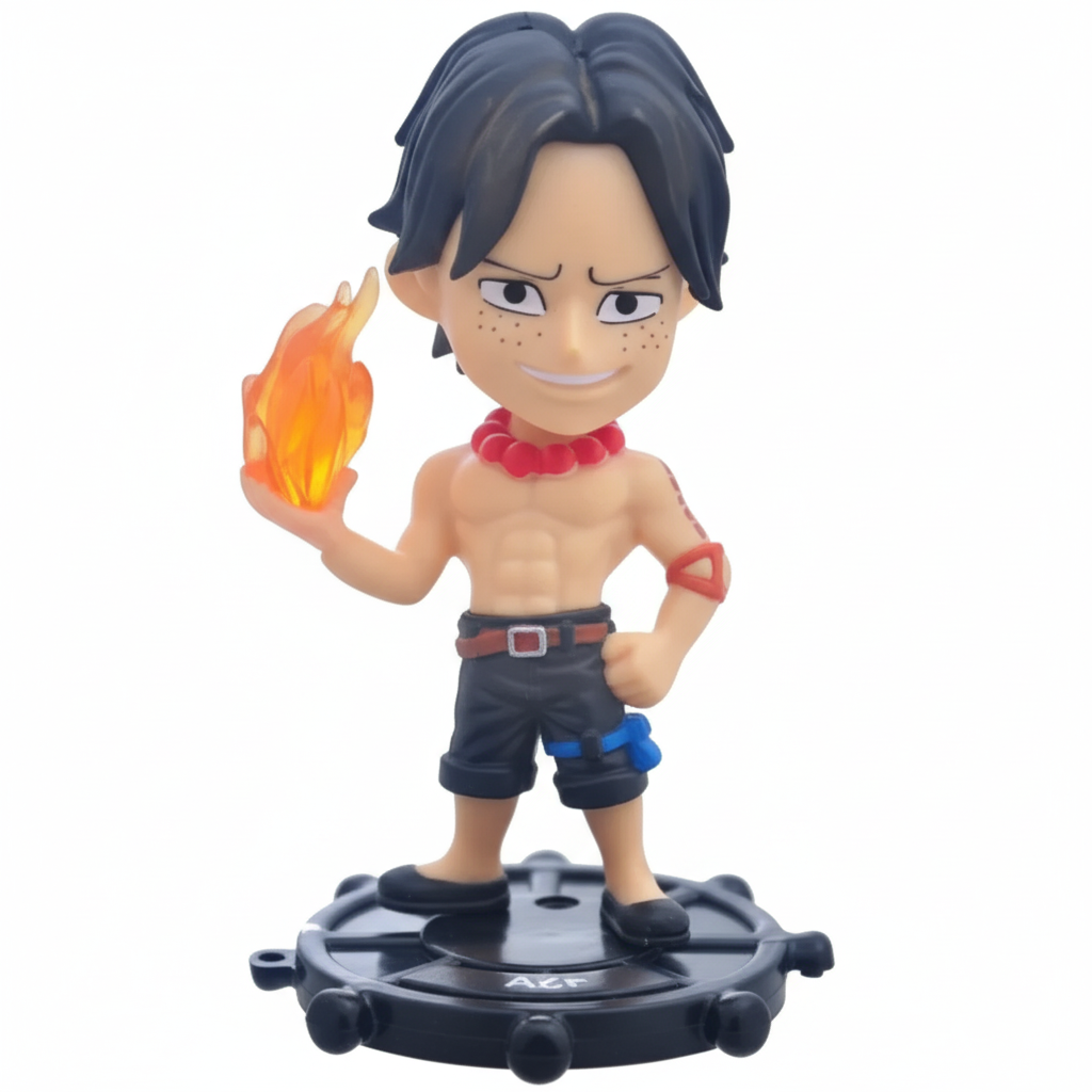 One Piece Chibi Action Figure Set (6 Pcs)