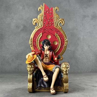 Monkey D. Luffy Throne Edition Action Figure | One Piece Gear 5 Resin Collectible