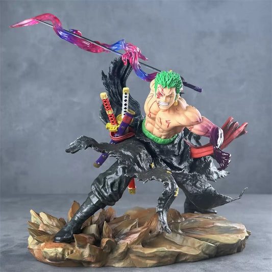 Roronoa Zoro King of Hell Statue | Premium Double Head Swap Diorama