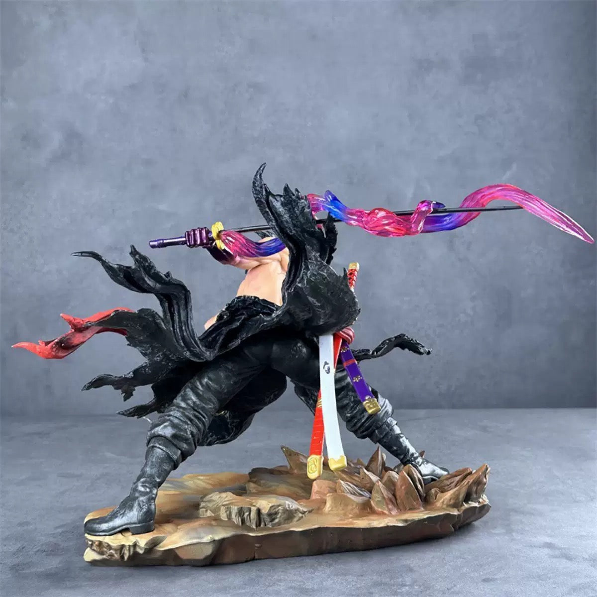 Roronoa Zoro King of Hell Statue | Premium Double Head Swap Diorama