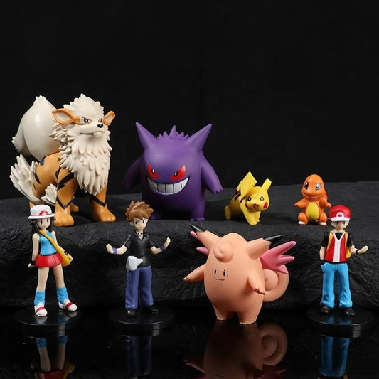 Pokémon Figurines Set of 8 | Pokémon Action Figure Pack