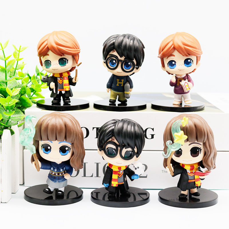 Harry Potter Chibi Action Figure | Wizarding World Collection Set of 6