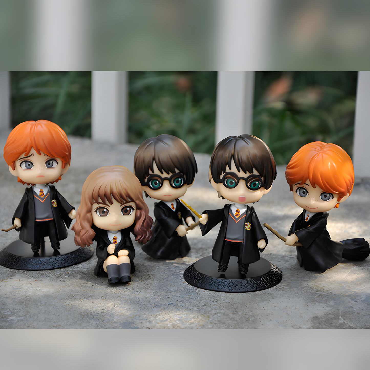Harry Potter Action Figures Set of 9 | Unique Harry, Ron & Hermione Mini Figurines