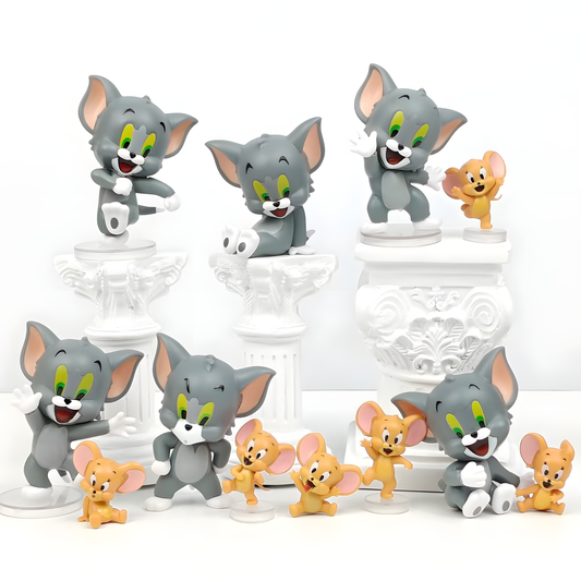 Tom and Jerry Classic Action Figure Set of 12