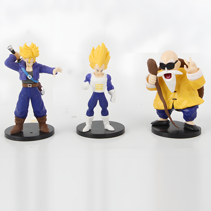 Dragon Ball Z Figure Set of 6 | Z-Fighters & Villains Collection