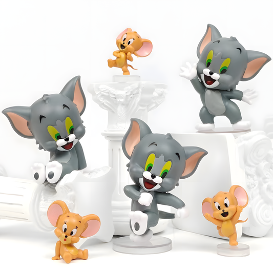 Tom and Jerry Classic Action Figure Set of 12